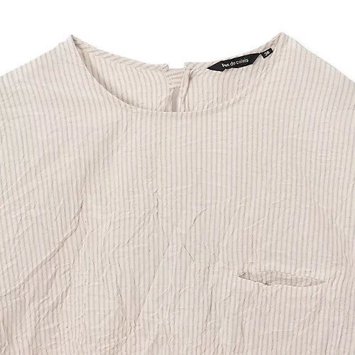 【パドカレ/pas de calais】の25SS綿麻ストライプBL 人気、トレンドファッション・服の通販 founy(ファニー) 　ファッション　Fashion　レディースファッション　Fashion for Women　2025年　2025　2025春夏・S/S　Spring/Summer 2025 SS25　シンプル　Simple, Minimal　ストライプ　Stripe, Striped Pattern　スリット　Slit, Slit Detail　フェミニン　Feminine, Girly　ポケット　Pocket, Pocket Detail　ワーク　Workwear, Utility Style　洗える　Machine Washable　other-3|ID: prp329100004532407 ipo3291000000032037760