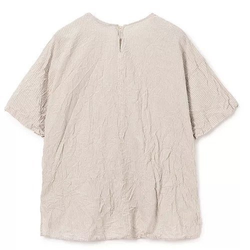 【パドカレ/pas de calais】の25SS綿麻ストライプBL 人気、トレンドファッション・服の通販 founy(ファニー) 　ファッション　Fashion　レディースファッション　Fashion for Women　2025年　2025　2025春夏・S/S　Spring/Summer 2025 SS25　シンプル　Simple, Minimal　ストライプ　Stripe, Striped Pattern　スリット　Slit, Slit Detail　フェミニン　Feminine, Girly　ポケット　Pocket, Pocket Detail　ワーク　Workwear, Utility Style　洗える　Machine Washable　other-2|ID: prp329100004532407 ipo3291000000036038349