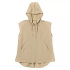 【プレインピープル/PLAIN PEOPLE】のECOブライトローン撥水フーディブラウス ベージュ|ID: prp329100004532410 ipo3291000000032037779