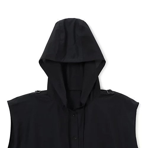 【プレインピープル/PLAIN PEOPLE】のECOブライトローン撥水フーディブラウス 人気、トレンドファッション・服の通販 founy(ファニー) 　ファッション　Fashion　レディースファッション　WOMEN　トップス・カットソー　Tops/Tshirt　シャツ/ブラウス　Shirts/Blouses　おすすめ　Recommend　スリーブ　Sleeve　セットアップ　Set Up　ノースリーブ　No Sleeve　バランス　Balance　フレンチ　French　夏　Summer　旅行　Travel　洗える　Washable　羽織　Haori　other-3|ID: prp329100004532410 ipo3291000000032037781