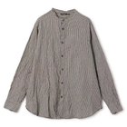 【パドカレ/pas de calais】の25SS綿麻ストライプBL ブラック|ID: prp329100004532417 ipo3291000000032037821