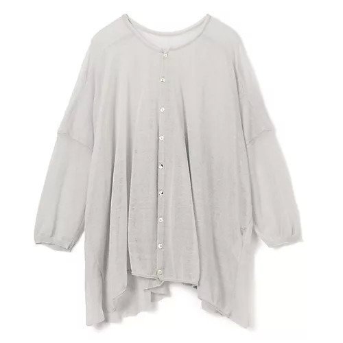 【パドカレ/pas de calais】の25SSシアーリネンCD インテリア・キッズ・メンズ・レディースファッション・服の通販 founy(ファニー) 　ファッション　Fashion　レディースファッション　Fashion for Women　トップス・カットソー　Cut & Sew Tops　2025年　2025　2025春夏・S/S　Spring/Summer 2025 SS25　カーディガン　Cardigan, Knitwear　リネン　Linen, Linen Fabric　ロング　Long, Long-Length　夏　Summer　春　Spring　S/S・春夏　SS, Spring/Summer, Warm Season　洗える　Machine Washable　Lグレー|ID: prp329100004532418 ipo3291000000035593938