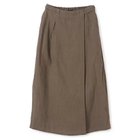 【パドカレ/pas de calais】の25SS テンセルリネンハケメ SK ブラウン|ID: prp329100004532423 ipo3291000000032037862