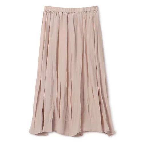 【パドカレ/pas de calais】の25SS コットンラミーヘンプ SK 人気、トレンドファッション・服の通販 founy(ファニー) 　ファッション　Fashion　レディースファッション　WOMEN　スカート　Skirt　2025年　2025　2025春夏・S/S　Ss,Spring/Summer,2025　ギャザー　Gather　シアー　Sheer　チェック　Check　フェミニン　Feminine　フレア　Flare　ロング　Long　夏　Summer　春　Spring　S/S・春夏　Ss・Spring/Summer　洗える　Washable　other-2|ID: prp329100004532425 ipo3291000000032037872