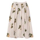 【パドカレ/pas de calais】の25SS 夏の植物プリント SK アイボリー|ID: prp329100004532427 ipo3291000000032037888
