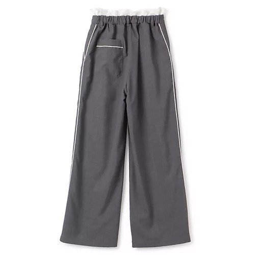 【ジェーンスミス/JANE SMITH】のPOLYESTER WOOL TROPICAL PIPING PAJAMA PANTS 人気、トレンドファッション・服の通販 founy(ファニー) 　ファッション　Fashion　レディースファッション　WOMEN　パンツ　Pants　ウォッシャブル　Washable　オーガンジー　Organdy　パイピング　Piping　パジャマ　Pajamas　ポケット　Pocket　other-2|ID: prp329100004532436 ipo3291000000032037936