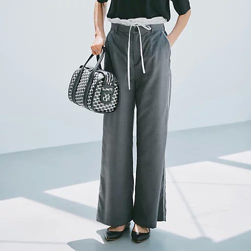 【ジェーンスミス/JANE SMITH】のPOLYESTER WOOL TROPICAL PIPING PAJAMA PANTS 人気、トレンドファッション・服の通販 founy(ファニー) 　ファッション　Fashion　レディースファッション　Fashion for Women　パンツ　Pants & Trousers　ウォッシャブル　Machine Washable　オーガンジー　Organza Fabric　パイピング　Piping, Trim Design　パジャマ　Pajamas, Sleepwear　ポケット　Pocket, Pocket Detail　other-3|ID: prp329100004532436 ipo3291000000033061652