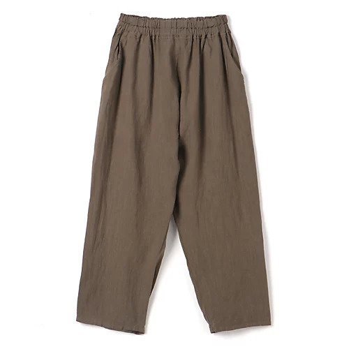 【パドカレ/pas de calais】の25SS テンセルリネンハケメ PT インテリア・キッズ・メンズ・レディースファッション・服の通販 founy(ファニー) 　ファッション　Fashion　レディースファッション　WOMEN　パンツ　Pants　2025年　2025　2025春夏・S/S　Ss,Spring/Summer,2025　フィット　Fit　リネン　Linen　洗える　Washable　ブラウン|ID: prp329100004532441 ipo3291000000032037960