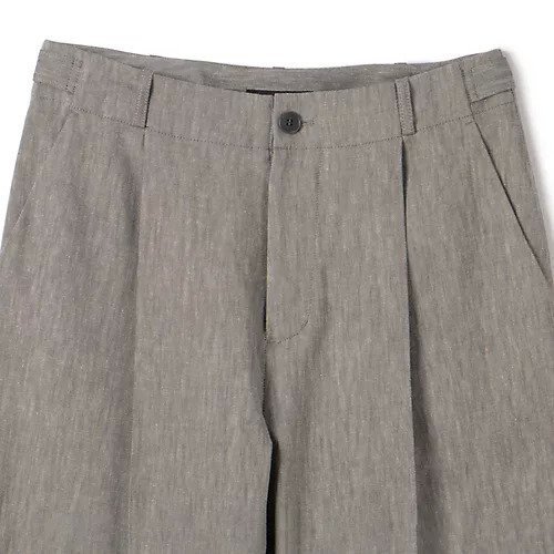 【パドカレ/pas de calais】の25SSコットンリネン綾ストレッチ 人気、トレンドファッション・服の通販 founy(ファニー) 　ファッション　Fashion　レディースファッション　Fashion for Women　2025年　2025　2025春夏・S/S　Spring/Summer 2025 SS25　シャンブレー　Chambray, Denim-Like Fabric　ストレッチ　Stretch, Stretchy Fabric　センター　Center, Center Line　テーパード　Tapered, Tapered Pants　メランジ　Melange, Mixed Yarn　リネン　Linen, Linen Fabric　ビジネス 仕事 通勤　Business / Work / Commuting　夏　Summer　春　Spring　S/S・春夏　SS, Spring/Summer, Warm Season　other-3|ID: prp329100004532444 ipo3291000000032037986