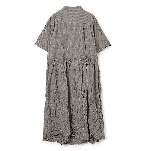 【パドカレ/pas de calais】の25SS綿麻ストライプOP 人気、トレンドファッション・服の通販 founy(ファニー) 　ファッション　Fashion　レディースファッション　Fashion for Women　ワンピース　Dresses　2025年　2025　2025春夏・S/S　Spring/Summer 2025 SS25　ストライプ　Stripe, Striped Pattern　フェミニン　Feminine, Girly　ロング　Long, Long-Length　洗える　Machine Washable　other-2|ID: prp329100004532450 ipo3291000000032038019