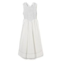 【ガニー/GANNI】のWashed Stretch Cotton Smock Midi Straps Dress 人気、トレンドファッション・服の通販 founy(ファニー) ファッション Fashion レディースファッション WOMEN ワンピース Dress ドレス Party Dresses 2025年 2025 2025春夏・S/S Ss,Spring/Summer,2025 カーディガン Cardigan ストレッチ Stretch ノースリーブ No Sleeve フェミニン Feminine フレア Flare ボーダー Border ロング Long 洗える Washable |ID:prp329100004532454