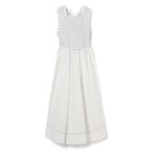 【ガニー/GANNI】のWashed Stretch Cotton Smock Midi Straps Dress Bright White|ID: prp329100004532454 ipo3291000000034865508