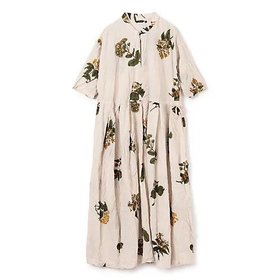 【パドカレ/pas de calais】の25SS夏の植物プリントOP 人気、トレンドファッション・服の通販 founy(ファニー) ファッション Fashion レディースファッション Ladies' Fashion Online ワンピース Dress 2025年 2025 2025春夏・S/S Ss,Spring/Summer,2025 クラシカル Classical フェミニン Feminine プリント Print ボタニカル Botanical 夏 Summer 洗える Washable |ID:prp329100004532455