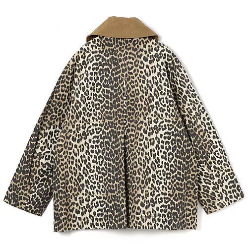 【ガニー/GANNI】のPrinted Canvas Midi Jacket 人気、トレンドファッション・服の通販 founy(ファニー) 　ファッション　Fashion　レディースファッション　WOMEN　アウター　Coat Outerwear　ジャケット　Jackets　2025年　2025　2025春夏・S/S　Ss,Spring/Summer,2025　キャンバス　Canvas　コーデュロイ　Corduroy　ジップアップ　Zip Up　ジャケット　Jacket　スクエア　Square　フラップ　Flap　ポケット　Pocket　レオパード　Leopard　ロング　Long　other-2|ID: prp329100004532461 ipo3291000000032038070
