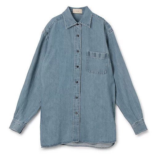 【ザ ロウ/THE ROW】のNESSON SHIRT インテリア・キッズ・メンズ・レディースファッション・服の通販 founy(ファニー) 　ファッション　Fashion　レディースファッション　WOMEN　トップス・カットソー　Tops/Tshirt　シャツ/ブラウス　Shirts/Blouses　2025年　2025　2025春夏・S/S　Ss,Spring/Summer,2025　デニム　Denim　ボックス　Box　マニッシュ　Mannish　ヨーク　Yoke　リネン　Linen　洗える　Washable　BLEACHED|ID: prp329100004535042 ipo3291000000032049050