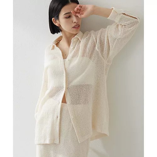 【ウィムガゼット/Whim Gazette】のメッシュカラミシャツ インテリア・キッズ・メンズ・レディースファッション・服の通販 founy(ファニー) https://founy.com/ ファッション Fashion レディースファッション WOMEN トップス・カットソー Tops/Tshirt シャツ/ブラウス Shirts/Blouses 2025年 2025 2025春夏・S/S Ss,Spring/Summer,2025 おすすめ Recommend インナー Inner セットアップ Set Up メッシュ Mesh レース Race 夏 Summer 春 Spring S/S・春夏 Ss・Spring/Summer |ID: prp329100004535046 ipo3291000000032049071