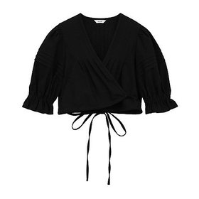 【クラネ/CLANE】 PINTUCK CROPPED BLOUSE人気、トレンドファッション・服の通販 founy(ファニー) ファッション Fashion レディースファッション WOMEN 2025年 2025 2025春夏・S/S Ss,Spring/Summer,2025 ギャザー Gather ショート Short バランス Balance フォルム Form フロント Front |ID:prp329100004535051
