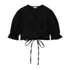 【クラネ/CLANE】のPINTUCK CROPPED BLOUSE 人気、トレンドファッション・服の通販 founy(ファニー) ファッション Fashion レディースファッション WOMEN 2025年 2025 2025春夏・S/S Ss,Spring/Summer,2025 ギャザー Gather ショート Short バランス Balance フォルム Form フロント Front thumbnail BLACK|ID: prp329100004535051 ipo3291000000032049101