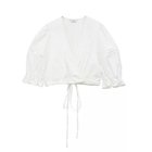 【クラネ/CLANE】のPINTUCK CROPPED BLOUSE 人気、トレンドファッション・服の通販 founy(ファニー) ファッション Fashion レディースファッション WOMEN 2025年 2025 2025春夏・S/S Ss,Spring/Summer,2025 ギャザー Gather ショート Short バランス Balance フォルム Form フロント Front thumbnail WHITE|ID: prp329100004535051 ipo3291000000032049103