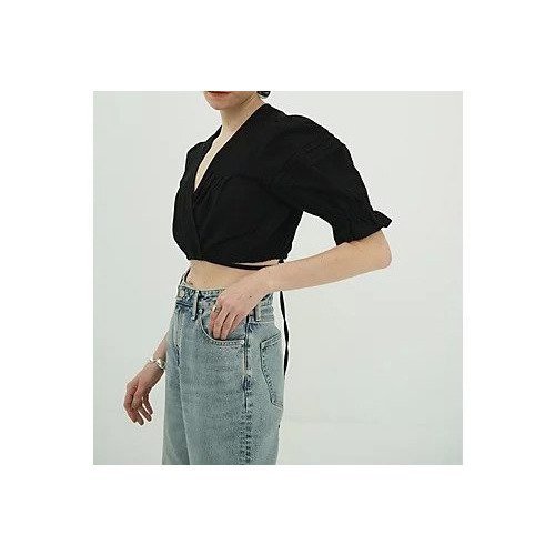 【クラネ/CLANE】のPINTUCK CROPPED BLOUSE 人気、トレンドファッション・服の通販 founy(ファニー) 　ファッション　Fashion　レディースファッション　WOMEN　2025年　2025　2025春夏・S/S　Ss,Spring/Summer,2025　ギャザー　Gather　ショート　Short　バランス　Balance　フォルム　Form　フロント　Front　other-3|ID: prp329100004535051 ipo3291000000032049106