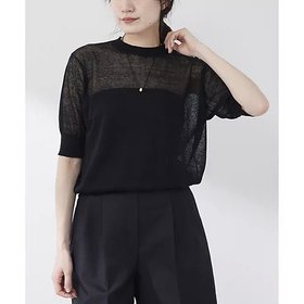 【ウィムガゼット/Whim Gazette】 シアーリネンハーフスリーブプルオーバー人気、トレンドファッション・服の通販 founy(ファニー) ファッション Fashion レディースファッション WOMEN トップス・カットソー Tops/Tshirt プルオーバー Pullover アンサンブル Ensemble インナー Inner シンプル Simple ジャケット Jacket スリーブ Sleeve ハーフ Half フィット Fit フェミニン Feminine 半袖 Short Sleeve リネン Linen おすすめ Recommend 2025年 2025 2025春夏・S/S Ss,Spring/Summer,2025 |ID:prp329100004535068