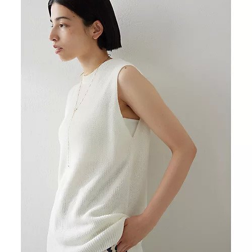 【ウィムガゼット/Whim Gazette】のクルーネックニットベスト 人気、トレンドファッション・服の通販 founy(ファニー) 　ファッション　Fashion　レディースファッション　WOMEN　アウター　Coat Outerwear　トップス・カットソー　Tops/Tshirt　ニット　Knit Tops　ベスト/ジレ　Gilets/Vests　吸水　Water Absorption　抗菌　Antibacterial　ベスト　Vest　2025年　2025　2025春夏・S/S　Ss,Spring/Summer,2025　other-3|ID: prp329100004535070 ipo3291000000032049247