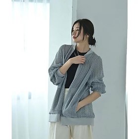 【スタイルデリ/STYLE DELI】の【BLK001】クロシェ編みすっきりジップカーデ 人気、トレンドファッション・服の通販 founy(ファニー) ファッション Fashion レディースファッション Fashion for Women クロシェ Crochet, Knitted Lace スリット Slit, Slit Detail バランス Balance, Style Balance フォルム Silhouette, Form フロント Front, Front Design ボックス Boxy, Box Shape レース Lace, Lace Fabric 冬 Winter / This Winter おすすめ Recommended / Our Picks 日本製 Made In Japan 夏 Summer 旅行 Travel |ID:prp329100004535072