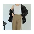 【スタイルデリ/STYLE DELI】の【BLK001】クロシェ編みすっきりジップカーデ ブラック|ID: prp329100004535072 ipo3291000000036316788