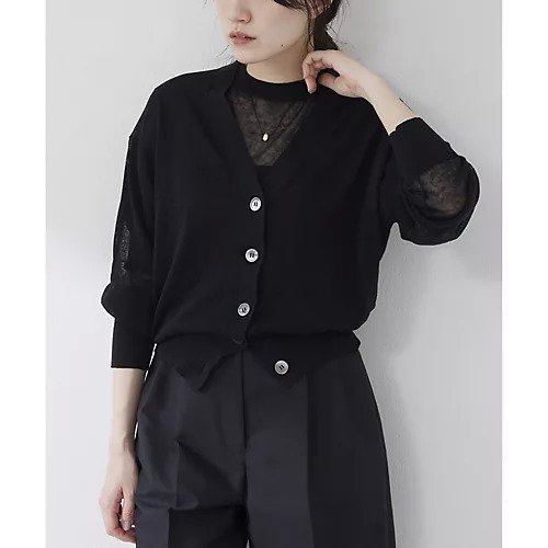 【ウィムガゼット/Whim Gazette】のシアーリネンカーディガン 人気、トレンドファッション・服の通販 founy(ファニー) 　ファッション　Fashion　レディースファッション　WOMEN　トップス・カットソー　Tops/Tshirt　カーディガン　Cardigans　アンサンブル　Ensemble　インナー　Inner　シンプル　Simple　ジャケット　Jacket　フェミニン　Feminine　リネン　Linen　おすすめ　Recommend　夏　Summer　2025年　2025　2025春夏・S/S　Ss,Spring/Summer,2025　other-3|ID: prp329100004535073 ipo3291000000032049262