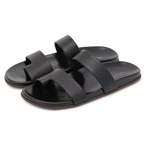 【ザ ロウ/THE ROW】のHUGH SANDAL インテリア・キッズ・メンズ・レディースファッション・服の通販 founy(ファニー) 　ファッション　Fashion　レディースファッション　WOMEN　2025年　2025　2025春夏・S/S　Ss,Spring/Summer,2025　インソール　Insole　サンダル　Sandals　ダウン　Down　バランス　Balance　フラット　Flat　エレガント 上品　Elegant　BLACK|ID: prp329100004535109 ipo3291000000032049433