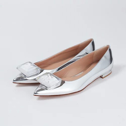 【ジャンビト ロッシ/GIANVITO ROSSI】のJAIPUR 05(フラットバレエシューズ)【シルバー】 インテリア・キッズ・メンズ・レディースファッション・服の通販 founy(ファニー) https://founy.com/ ファッション Fashion レディースファッション WOMEN イタリア Italy エレガント 上品 Elegant シルバー Silver ハンド Hand ビジュー Bijou フラット Flat メタリック Metallic |ID: prp329100004535118 ipo3291000000032049472