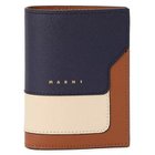 【マルニ/MARNI】のBILLFOLD W/COIN PURSE 人気、トレンドファッション・服の通販 founy(ファニー) ファッション Fashion レディースファッション WOMEN 2024年 2024 2024-2025秋冬・A/W Aw/Autumn/Winter/Fw/Fall/2024-2025 クラッチ Clutch コイン Coin コンパクト Compact 人気 Popularity 財布 Wallet thumbnail BLUBLACK/SHELL/MOCA|ID: prp329100004535131 ipo3291000000032049530