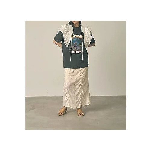 【マージュール/marjour】のDOUBLE RUFFLE COLLAR 人気、トレンドファッション・服の通販 founy(ファニー) 　ファッション　Fashion　レディースファッション　Fashion for Women　シアー　Sheer, See-Through　プリント　Print, Printed Pattern　ベーシック　Basic, Essential　マニッシュ　Mannish, Boyish　モノトーン　Monotone, Black and White　other-2|ID: prp329100004535135 ipo3291000000032049549