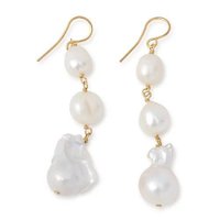 【ジル サンダー/JIL SANDER】のGRAINY EARRINGS 2 人気、トレンドファッション・服の通販 founy(ファニー) ファッション Fashion レディースファッション WOMEN ジュエリー Jewelry リング Rings イヤリング Earrings 2023年 2023 2023-2024秋冬・A/W Aw/Autumn/Winter//Fw/Fall-Winter/2023-2024 パール Pearl フェミニン Feminine |ID:prp329100004535138