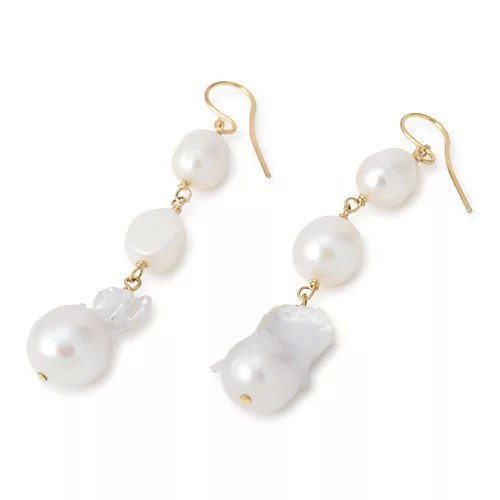 【ジル サンダー/JIL SANDER】のGRAINY EARRINGS 2 人気、トレンドファッション・服の通販 founy(ファニー) 　ファッション　Fashion　レディースファッション　Ladies' Fashion Online　ジュエリー　Jewelry　リング　Rings　イヤリング　Earrings　2023年　2023　2023-2024秋冬・A/W　Aw/Autumn/Winter//Fw/Fall-Winter/2023-2024　パール　Pearl　フェミニン　Feminine　other-2|ID: prp329100004535138 ipo3291000000032526375