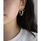 【コレカラ/collecala】のビッグドロップフープセットイヤリング シルバー|ID: prp329100004535226 ipo3291000000032050237