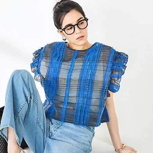 【ノーリーズ/NOLLEY'S】の《セットアップ対応》KIRYUチェック柄カットジャガードブラウス インテリア・キッズ・メンズ・レディースファッション・服の通販 founy(ファニー) https://founy.com/ ファッション Fashion レディースファッション WOMEN トップス・カットソー Tops/Tshirt シャツ/ブラウス Shirts/Blouses 2025年 2025 2025春夏・S/S Ss,Spring/Summer,2025 カットジャガード Cut Jacquard キャミソール Camisole セットアップ Set Up タンク Tank チェック Check 人気 Popularity 定番 Standard |ID: prp329100004537207 ipo3291000000032061942