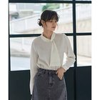 【スタイルデリ/STYLE DELI】の片寄せボウタイブラウス オフホワイト|ID: prp329100004537210 ipo3291000000032061959