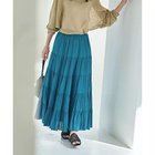 【スタイルデリ/STYLE DELI】のコットン質感楊柳ティアードスカート ターコイズ|ID: prp329100004537215 ipo3291000000032061998