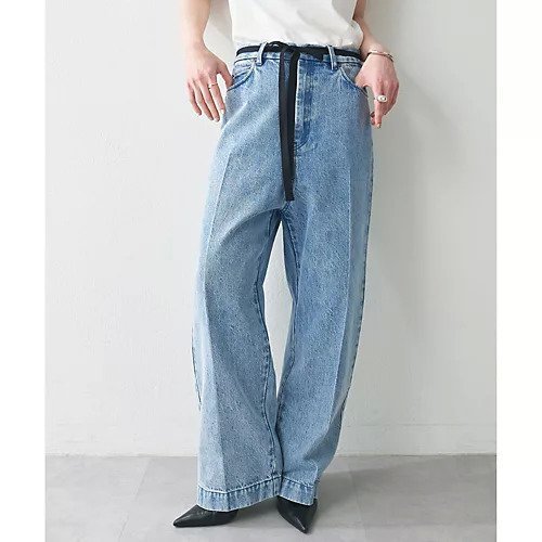 【ウィムガゼット/Whim Gazette】のセンタープレスデニムパンツ インテリア・キッズ・メンズ・レディースファッション・服の通販 founy(ファニー) https://founy.com/ ファッション Fashion レディースファッション WOMEN パンツ Pants デニムパンツ Denim Pants ヴィンテージ Vintage スタイリッシュ Stylish センター Center デニム Denim ハイライズ High Rise ブリーチ Bleach ワイド Wide 2025年 2025 2025春夏・S/S Ss,Spring/Summer,2025 |ID: prp329100004537220 ipo3291000000032062025
