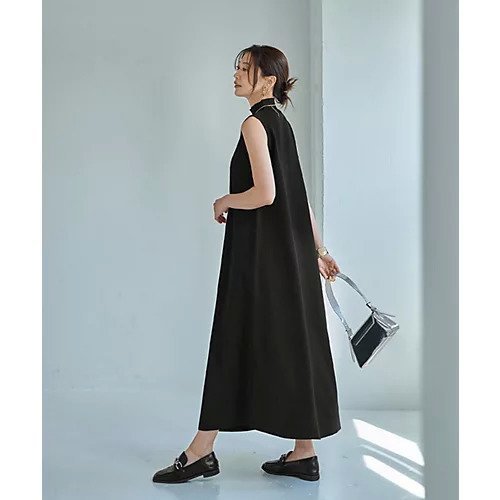 【スタイルデリ/STYLE DELI】のスポンディッシュハイネックノースリワンピース 人気、トレンドファッション・服の通販 founy(ファニー) 　ファッション　Fashion　レディースファッション　WOMEN　ワンピース　Dress　インナー　Inner　エアリー　Airy　春　Spring　カーディガン　Cardigan　軽量　Lightweight　サマー　Summer　シンプル　Simple　ジャケット　Jacket　スカーフ　Scarf　スタイリッシュ　Stylish　スニーカー　Sneakers　スリット　Slit　トッパー　Topper　ノースリーブ　No Sleeve　ハイネック　High Neck　フェイス　Face　ブルゾン　Blouson　ボンディング　Bonding　ロング　Long　S/S・春夏　Ss・Spring/Summer　夏　Summer　エレガント 上品　Elegant　other-2|ID: prp329100004537224 ipo3291000000032062064