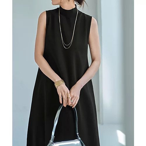 【スタイルデリ/STYLE DELI】のスポンディッシュハイネックノースリワンピース 人気、トレンドファッション・服の通販 founy(ファニー) 　ファッション　Fashion　レディースファッション　WOMEN　ワンピース　Dress　インナー　Inner　エアリー　Airy　春　Spring　カーディガン　Cardigan　軽量　Lightweight　サマー　Summer　シンプル　Simple　ジャケット　Jacket　スカーフ　Scarf　スタイリッシュ　Stylish　スニーカー　Sneakers　スリット　Slit　トッパー　Topper　ノースリーブ　No Sleeve　ハイネック　High Neck　フェイス　Face　ブルゾン　Blouson　ボンディング　Bonding　ロング　Long　S/S・春夏　Ss・Spring/Summer　夏　Summer　エレガント 上品　Elegant　other-3|ID: prp329100004537224 ipo3291000000032062066
