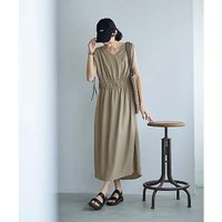 【スタイルデリ/STYLE DELI】の楊柳ドロストギャザーワンピース 人気、トレンドファッション・服の通販 founy(ファニー) ファッション Fashion レディースファッション WOMEN ワンピース Dress イエロー Yellow インナー Inner 春 Spring カーディガン Cardigan キャミソール Camisole ギャザー Gather シアー Sheer ショルダー Shoulder ジャケット Jacket スニーカー Sneakers スリット Slit デコルテ Decolletage ドレープ Drape ノースリーブ No Sleeve フィット Fit ペチコート Petticoat ポケット Pocket 半袖 Short Sleeve リゾート Resort ループ Loop S/S・春夏 Ss・Spring/Summer 夏 Summer |ID:prp329100004537229