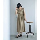 【スタイルデリ/STYLE DELI】の楊柳ドロストギャザーワンピース オリーブ|ID: prp329100004537229 ipo3291000000032062089