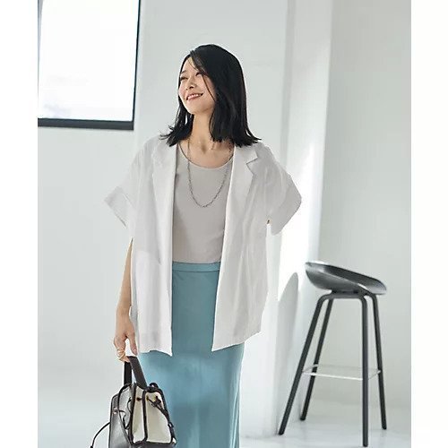 【スタイルデリ/STYLE DELI】の【LUXE】シャリ感シアーBIGスリーブジャケット インテリア・キッズ・メンズ・レディースファッション・服の通販 founy(ファニー) https://founy.com/ ファッション Fashion レディースファッション WOMEN アウター Coat Outerwear ジャケット Jackets 春 Spring カットソー Cut And Sew キャップ Cap シアー Sheer ショート Short ジャケット Jacket スニーカー Sneakers スリット Slit スリーブ Sleeve タンク Tank ダウン Down ダブル Double フォルム Form フラット Flat ボックス Box ポケット Pocket 半袖 Short Sleeve 羽織 Haori S/S・春夏 Ss・Spring/Summer 夏 Summer |ID: prp329100004537240 ipo3291000000032062155