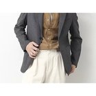 【ノーリーズ グッドマン/NOLLEY'S goodman / MEN】の《セットアップ対応》SMART TECH 吸水速乾メランジOX ストレッチイージーJK 25SS ミディアムグレー|ID: prp329100004537241 ipo3291000000032086808