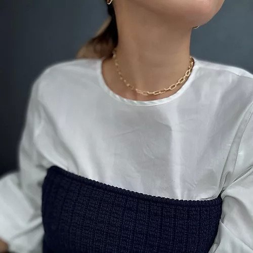 【ラ スール/La Soeur】のチャンキーチェーンネックレス(ゴールド) 人気、トレンドファッション・服の通販 founy(ファニー) 　ファッション　Fashion　レディースファッション　Fashion for Women　ジュエリー　Jewelry　ネックレス　Necklaces & Pendants　おすすめ　Recommended / Our Picks　チェーン　Chain, Chain Strap　チャーム　Charm, Pendant　ネックレス　Necklace, Pendant Necklace　other-2|ID: prp329100004537320 ipo3291000000032062746