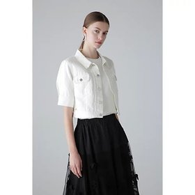 【アドーア/ADORE】 Gジャン ホワイト人気、トレンドファッション・服の通販 founy(ファニー) ファッション Fashion レディースファッション WOMEN アウター Coat Outerwear おすすめ Recommend コンパクト Compact ジャケット Jacket スタンダード Standard デニム Denim ハンド Hand ビンテージ Vintage フィット Fit フォルム Form モダン Modern |ID:prp329100004539444