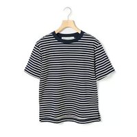 【ミディウミ/MidiUmi】のベーシックボーダーTシャツ 人気、トレンドファッション・服の通販 founy(ファニー) ファッション Fashion レディースファッション WOMEN トップス・カットソー Tops/Tshirt シャツ/ブラウス Shirts/Blouses ロング / Tシャツ T-Shirts コンパクト Compact ドロップ Drop バスク Basque ベーシック Basic ボーダー Border 無地 Plain Color |ID:prp329100004539517