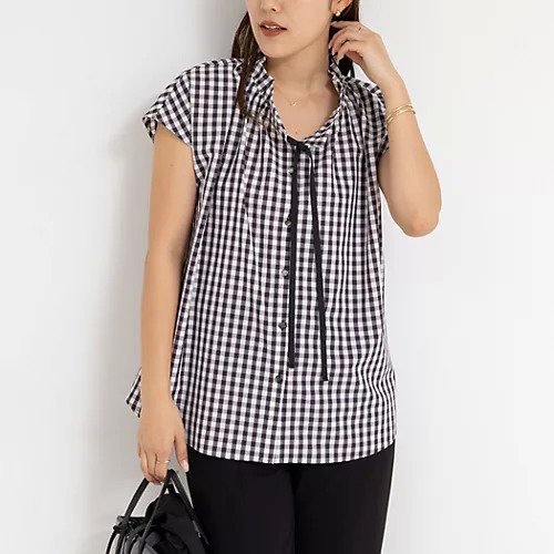 【ノーリーズ/NOLLEY'S】の衿フリルショートスリーブシャツ インテリア・キッズ・メンズ・レディースファッション・服の通販 founy(ファニー) https://founy.com/ ファッション Fashion レディースファッション Fashion for Women トップス・カットソー Cut & Sew Tops シャツ・ブラウス・オフィスカジュアル Elegant Blouses & Button-Ups 2025年 2025 2025春夏・S/S Spring/Summer 2025 SS25 おすすめ Recommended / Our Picks ギャザー Gathered, Ruffled ギンガム Gingham, Gingham Fabric ショート Short, Short Length スリーブ Sleeve, Long Sleeve / Short Sleeve チェック Check, Plaid, Tartan フリル Frill, Ruffle 春 Spring 無地 Plain, Solid Color |ID: prp329100004539518 ipo3291000000032649888